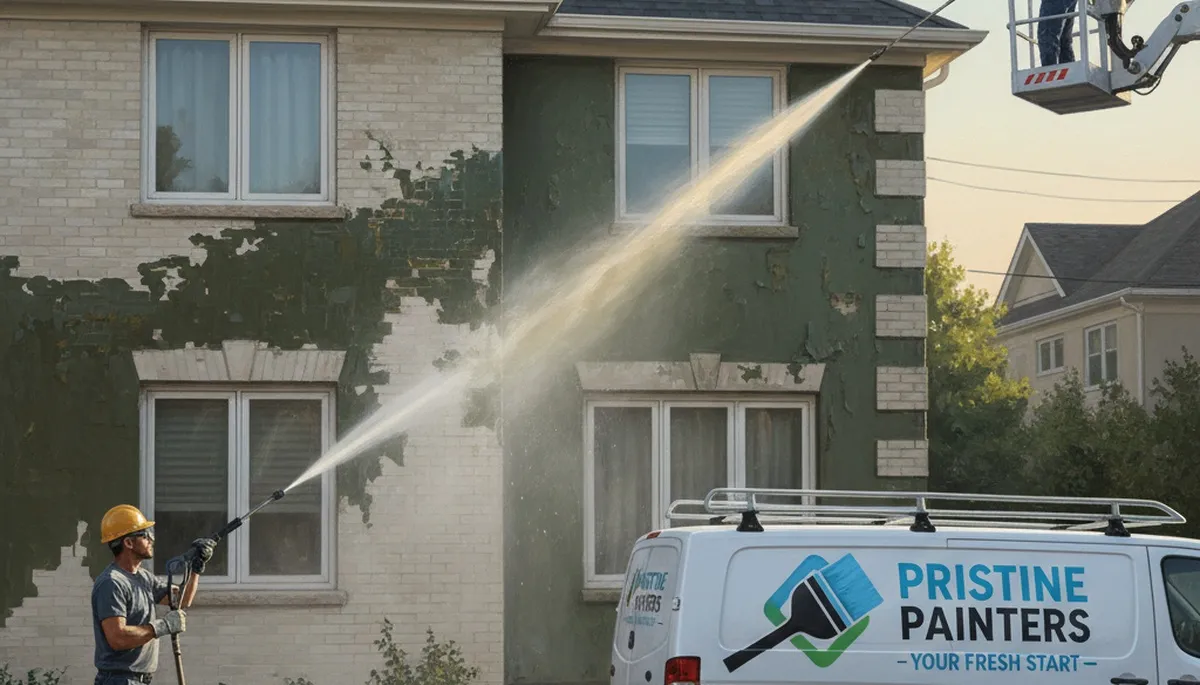 Pressure cleaning service in Birmingham, AL for removing pollen, algae, mildew, and red clay buildup