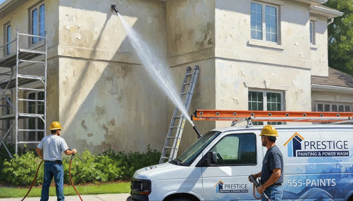 Pressure cleaning service in Birmingham, AL removes mildew, algae, pollen, and red clay buildup from surfaces