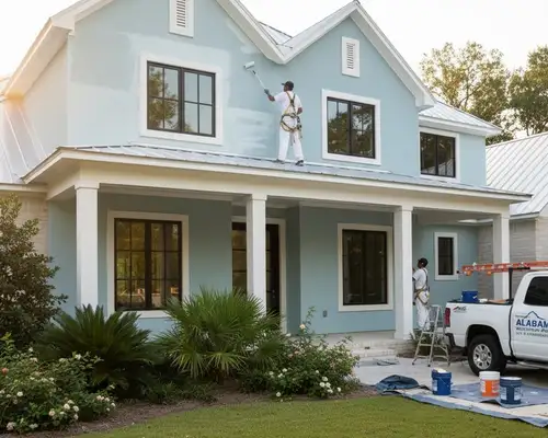 Exterior painting services in Birmingham, AL for homes built to withstand Alabama weather